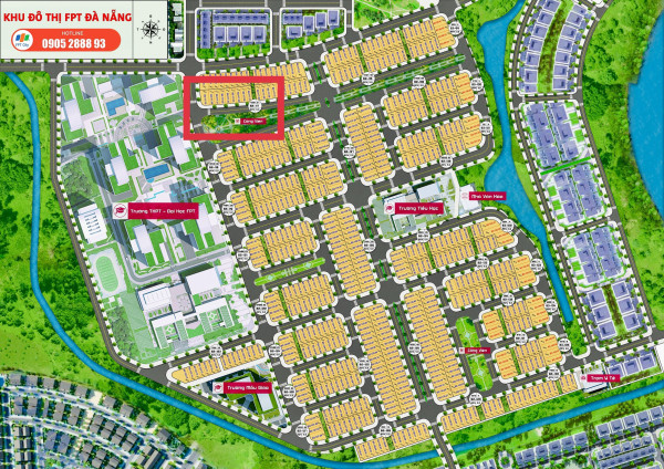 Chính chủ Bán đất FPT City Đà Nẵng đối diện công viên sát cổng Đại Học FPT B2-117