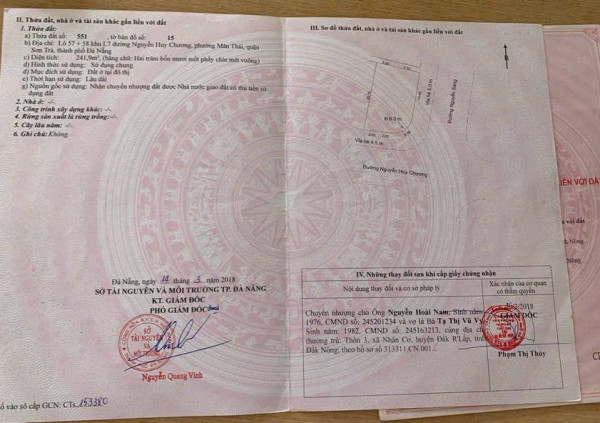 Chính chủ bán đất 2 mặt tiền Nguyễn Huy Chương ( CÁCH BIỂN 200M ) ⭐⭐⭐⭐⭐⭐⭐