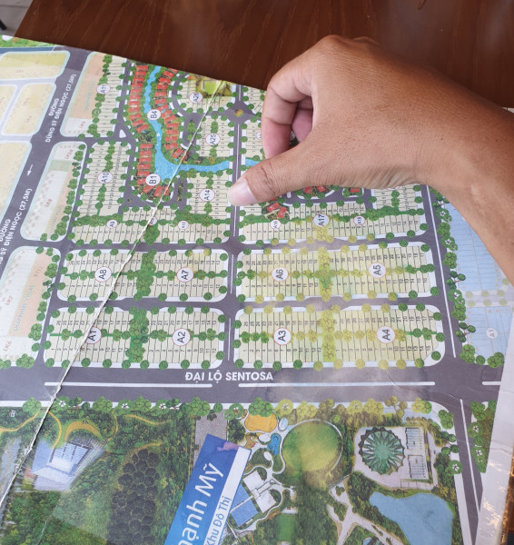 Bán Đất Đường 10, Khu Sentosa , Block A14  diện tích 120m