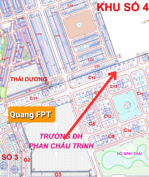 Bán lô Biệt Thự Khu Số 3 Văn Tiến Dũng, Diện Tích 290m