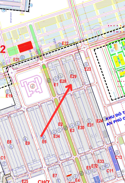 Bán đất Khu Số 9, Block E29 hướng Bắc, giá Đầu Tư