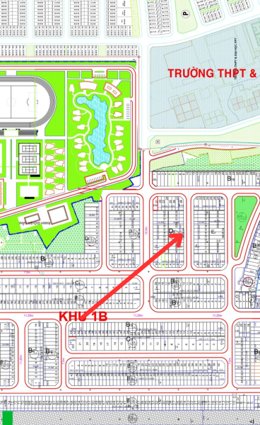 Bán đất khu 1B, Block D2  sát FPT, Diện Tích 150m