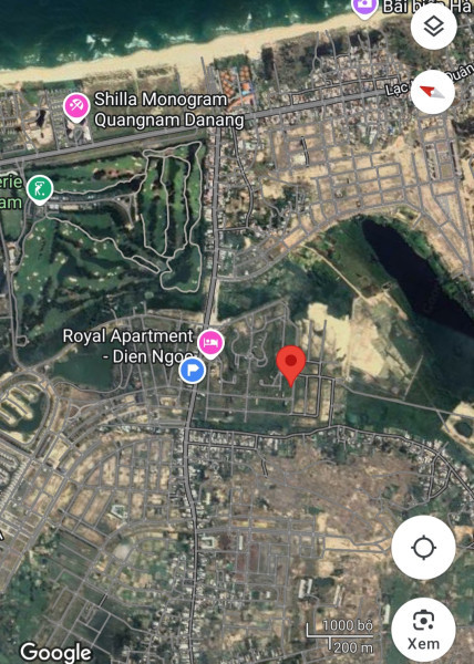 Bán đất Sentosa đường 27 m, Block A19