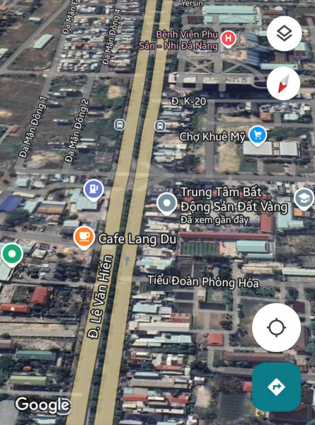 Chính chủ bán đất mặt tiền Lê Văn Hiến , Phường Khuê Mỹ , Quận Ngũ Hành Sơn , TP. Đà Nẵng ⭐⭐⭐⭐⭐