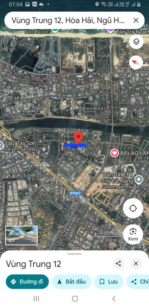 Bán lô đất Phú Mỹ An, Đường Vùng Trung 12, diện tích 100