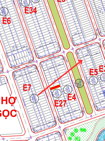 Chủ gửi 147 m , Khu đô thị số 9, đường 40m, Block E5