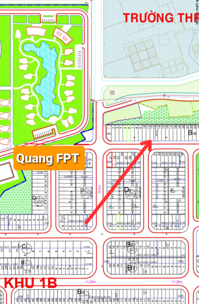 Bán đất 1B, Đường Đào Tấn, Block B16  mé ngã 3