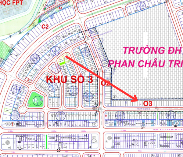 Đất khu đô Thị Số 3, Đường Lê Đức Thọ, Block O3