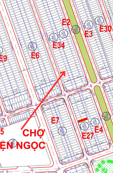 Bán đất Khu Số 9, Diện Tích 147m, đường 7, Block E34