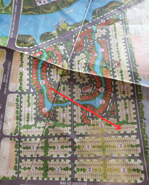 Đất Nền Sentosa River Side, Block A18 Trục Thông