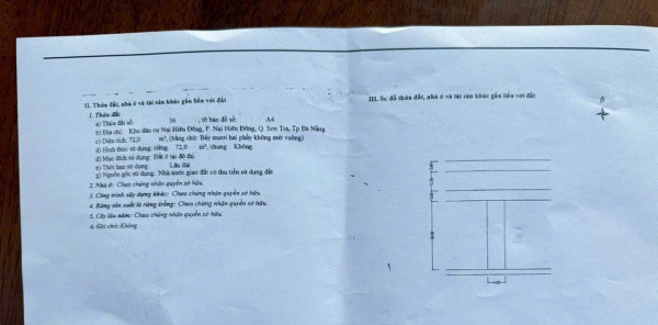 Cần bán nhà c4 mặt tiền đường 5m5 Hoa Lư , Phường Sơn Trà ( Gần Chợ Nại Hiên Đông ) ⭐⭐⭐⭐