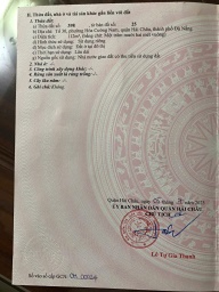 ► BÁN ĐẤT NỀN CHÍNH CHỦ – VỊ TRÍ ĐẮC ĐỊA