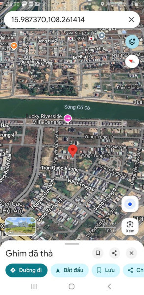 BÁN ĐẨT PHÚ MỸ AN ,  Lô Gốc  Vùng Trung 12  sát Tòa Căn Hộ