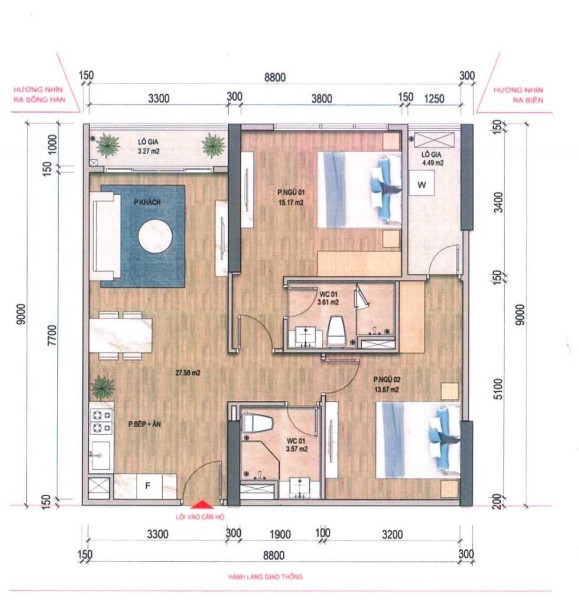 Bán căn hộ giá tốt nhất DA Capital Square ngay cầu Sông Hàn, Vincom 65m² chỉ 4,7 tỷ