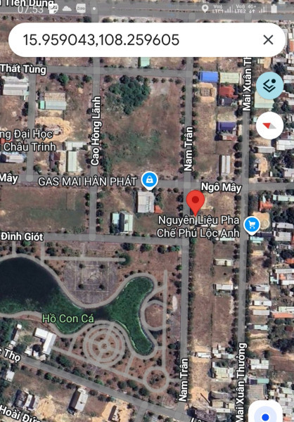 151 m  Đường Nam Trân -  Khu Số 3 View Hồ  Giá 4.6  tỷ