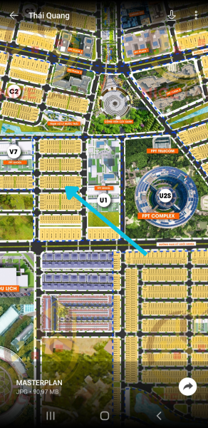 Bán đất fpt Đà Nẵng , Diện tích 100  sát  phân khu mới