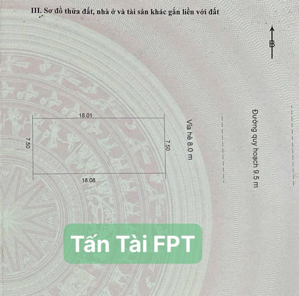 LA BÀN LAND  BÁN LÔ B3.24 TRỤC BẮC NAM FPT    Vị trí: Trục Bắc Nam  KĐT FPT City Đà Nẵng