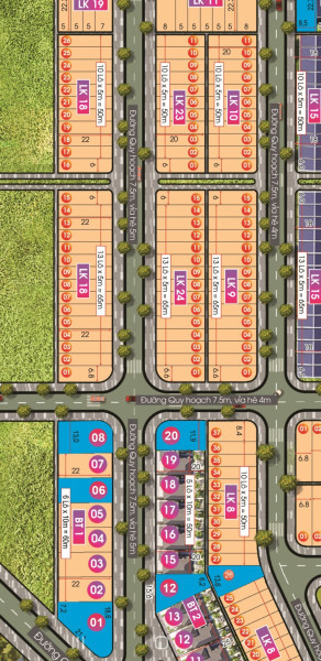 Bán Lô Ngọc Dương Lk18 mở rộng , Đường 7m