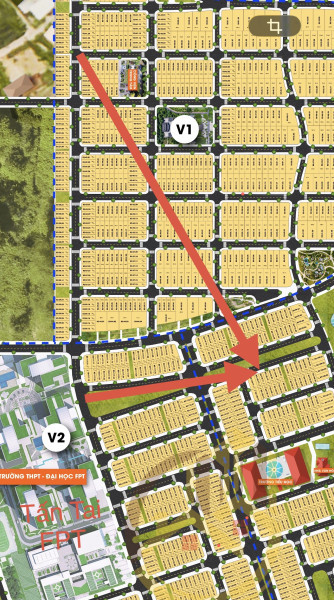 LA BÀN LAND – BÁN CẬP ĐẤT FPT VỊ TRÍ ĐẸP, GIÁ TỐT  10tỹ Nhĩnh