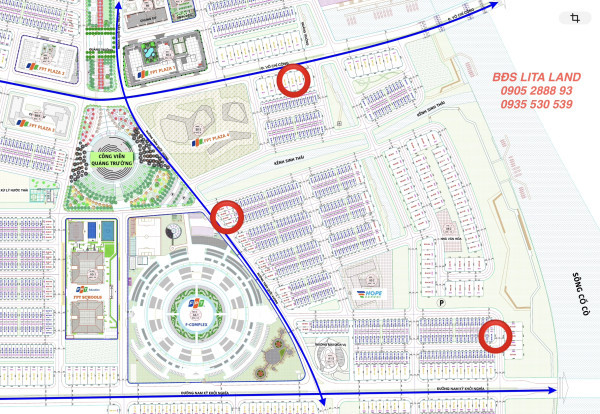 CẦN BÁN Các vị trí đẹp siêu VIP tại Khu FPT City Đà Nẵng hàng chính chủ