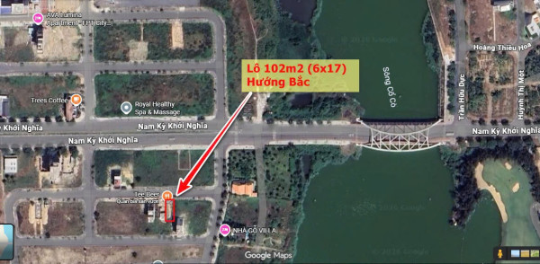 Đất FPT Đà Nẵng -  Bán lô Sát Nam Kỳ ,  Sát Sông , B2.114