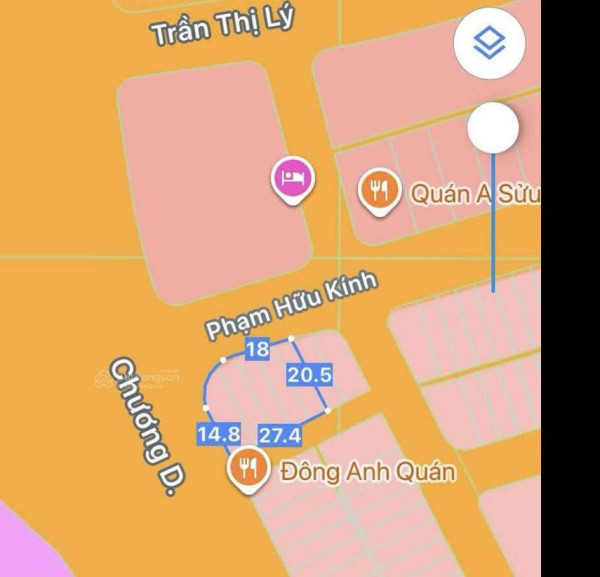 Bán đất mặt tiền 600m Chương Dương view ĐỈNH sông Hàn ngay cầu Trần Thị Lý