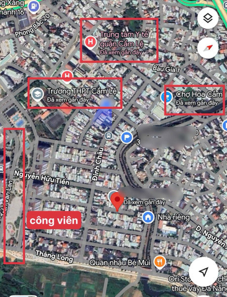 NHÀ TRUNG TÂM CẨM LỆ – VỊ TRÍ ĐẸP, GIÁ HỢP LÝ CHỈ 6 TỶ 0 XX