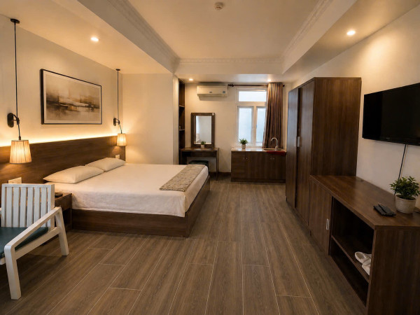 Cho thuê toà Căn Hộ + Khách Sạn siêu đỉnh cấp Dương Đình Nghệ - 40 Phòng - 2 Thang Máy, 3 Thang Bộ