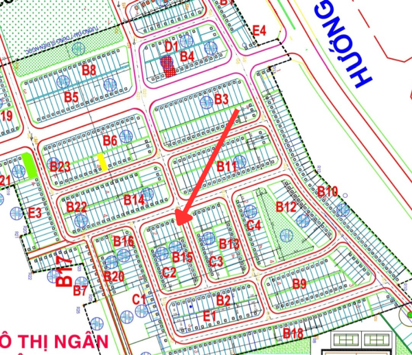 Bán Đất Ngân Câu Lô Gốc 2 mặt tiền 152 m