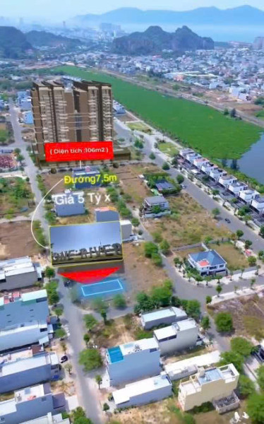 Đất Khu Đô Thị Phú Mỹ An Đường Vũ Văn Cẩn - 106m2 - Lô Kề...