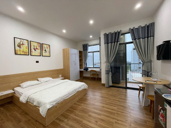 Cho Thuê Căn Hộ - Đường TRương Văn Hiến - Tầng 4 - Phòng Studio - View Pháo Hoa - Trống 5/6