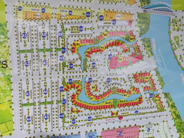 Bán Đất Sentosa RiverSide - Diện Tích 108 block A17