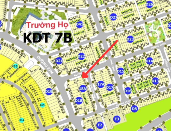 Bán Lô Gốc 7B : Diện Tích 161m Block D18A.17