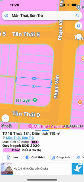 CHÀO BÁN LÔ ĐẤT ĐƯỜNG PHẠM VẤN - ĐÀ NẴNG - SÁT BIỂN MÂN THÁI