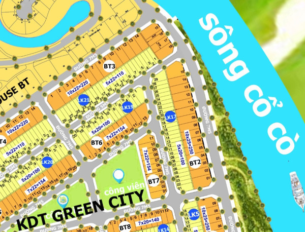 Bán Lô Đất Green City Diện Tích 100m đường 5