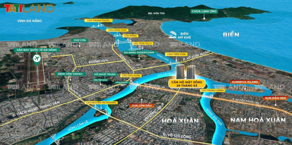 Giá dự kiến chỉ từ 1tỷ9 - Siêu phẩm S - Light Tower CĐT Sun Group, view pháo hoa, ngã ba sông, biển