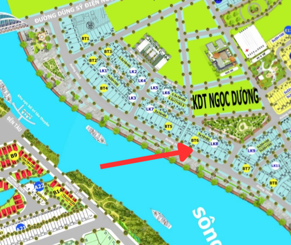 Bán Biệt Thự Ngọc Dương River Side, Diện Tích 250m
