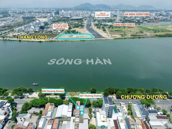 BÁN CẶP ĐẤT CHƯƠNG DƯƠNG, ĐỐI DIỆN KHU BẮN PHÁO HOA QUỐC TẾ