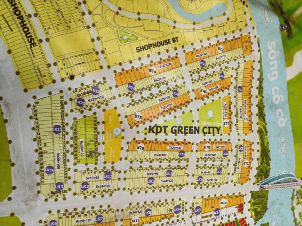 Bán Lô đất Green City Lk20 đường 5m Giá rẻ