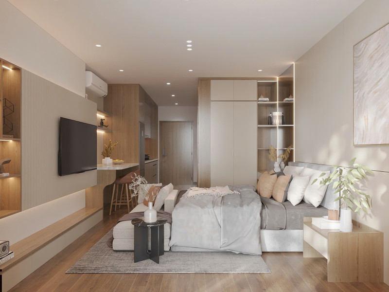 Quang Sun Home , Cho Thuê Sun Symphony Căn 1PN