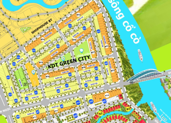 Bán Đất Green city Diện Tích 120m đường 27m